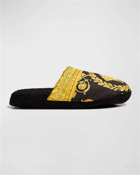 mens versace slippers